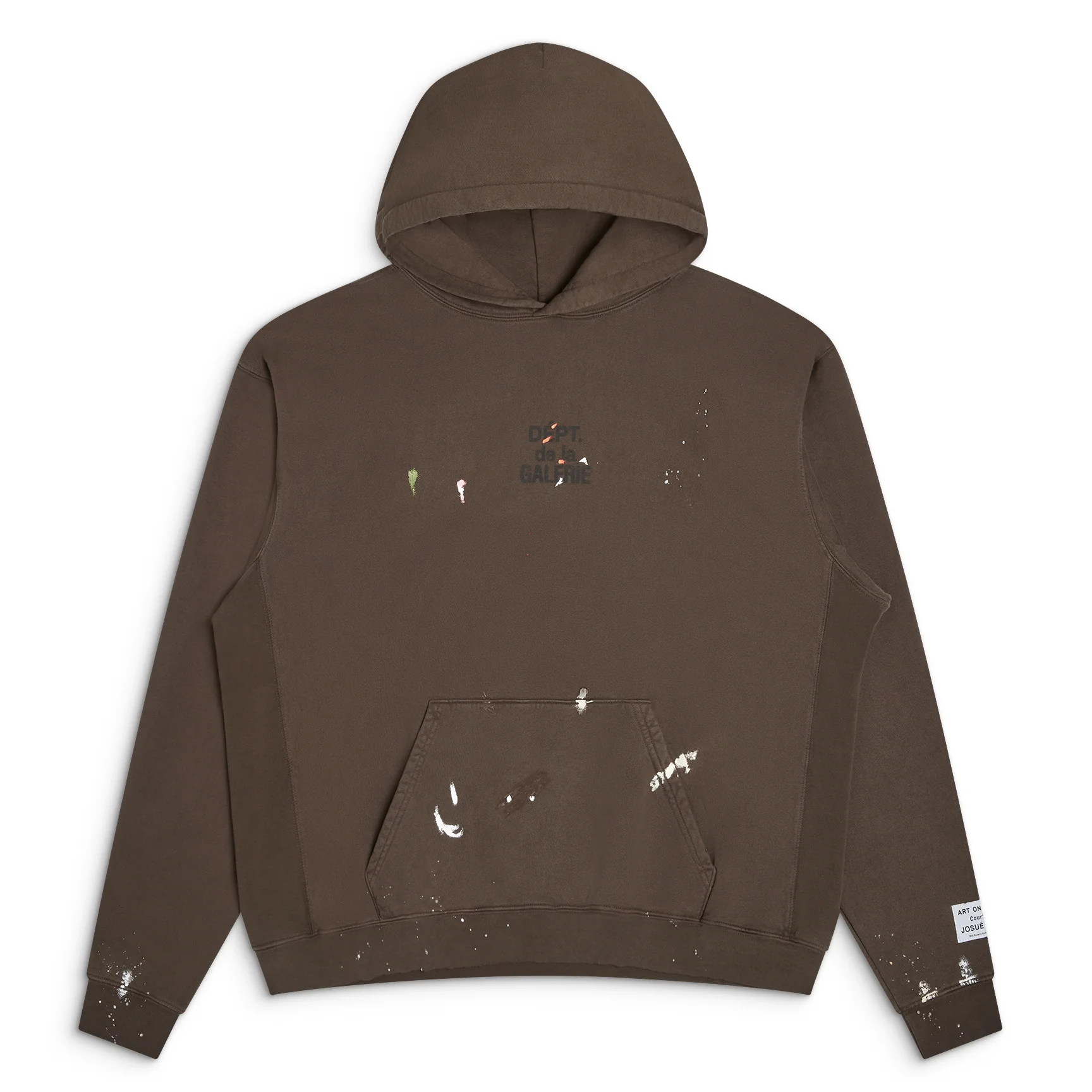FRENCH LOGO PAINTED HOODIE